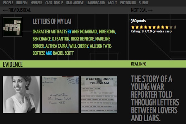 webpage screenshot investigative reporting letters of My Lai
